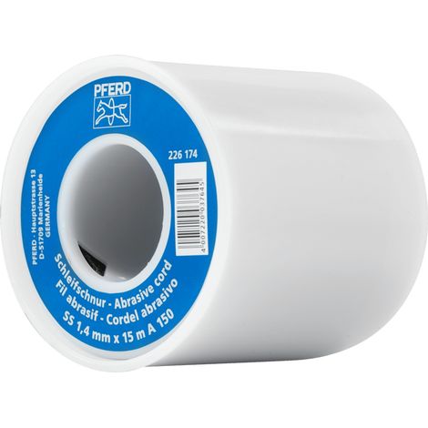 PFERD TOOLS Korund Schleifschnur AC Ø 1,4 mmx15 m A150 für Werkzeug- und Formenbau (1/3)
