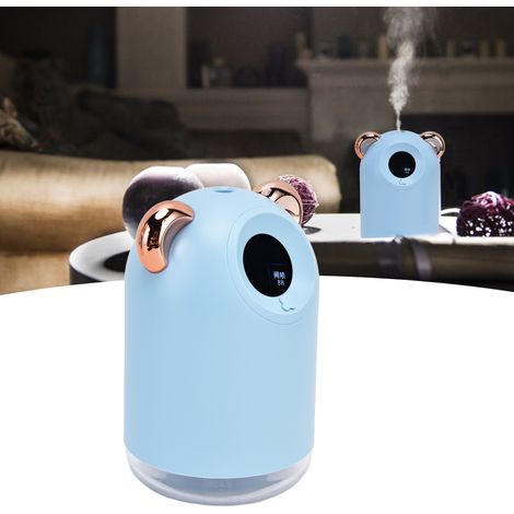 Humidificateur de bureau USB miniature en forme d'ours mignon, pour la maison et la chambre, purificateur d'air silencieux. (1/5)