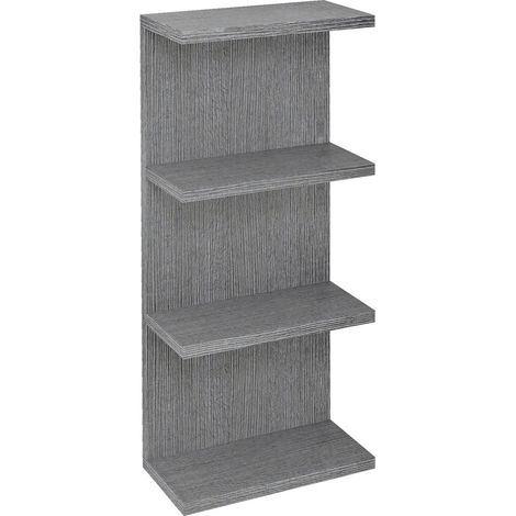 Étagère ouverte RIWA 30x70x15cm, chêne argenté