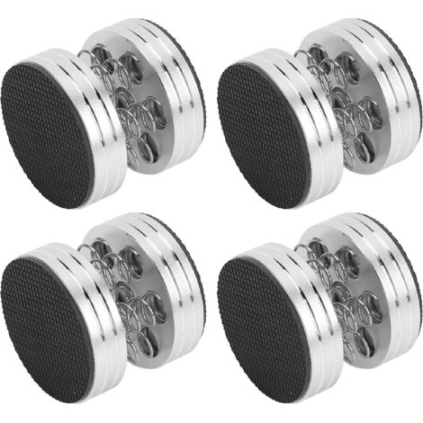 Pieds d'isolation pour haut-parleurs, amortisseurs de chocs, antidérapants, à ressort, pour enceintes HiFi, compatibles avec amplificateurs, platines vinyles et caissons de basses (lot de 4), couleur (1/5)