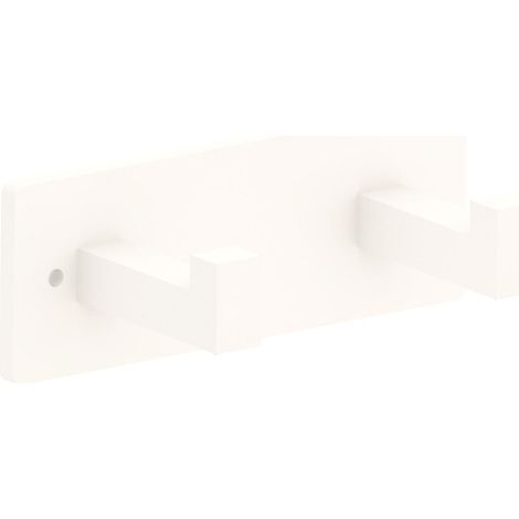 BELTRAN 20209 LUKA Percha Doble Blanco Mate Atornillar - ref: 064-20209