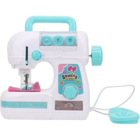 1 Machine à coudre, Jouet éducatif, Électrique, ABS, Pour enfants filles, Rose (1/4)