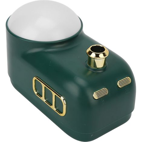 Luftbefeuchter mit Nachtlicht, feinem Nebel, 3 Beleuchtungsmodi (3 Farben), Vintage-Stil, mobil nutzbar, ideal fürs Schlafzimmer (grün). (1/5)