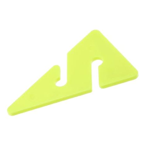 Marcatore di linea subacquea resistente all'usura, indicatore di direzione per immersioni in grotta, strumento di guida compatto per squadre di subacquei, materiale giallo fluorescente ad alta visibil