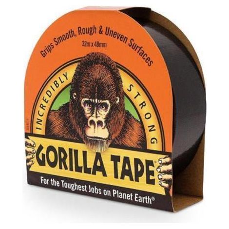 Nastro adesivo americano mm 48x27m nero Gorilla Tape 3034010 (1/3)
