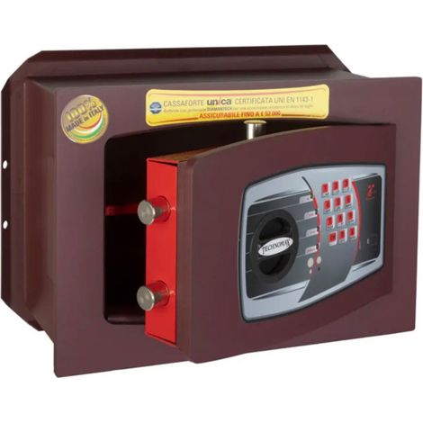 Cassaforte A Muro Unica Serie Elettronica Digitale Technomax 270x390x200mm