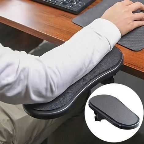 1. Bracciolo ergonomico: comodo supporto per i gomiti, ideale per il lavoro in ufficio.