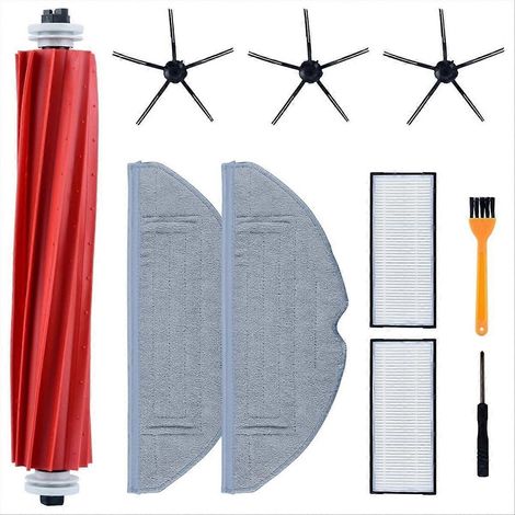 Pour aspirateur Roborock : brosse principale, filtre HEPA et lingette de nettoyage (1/5)