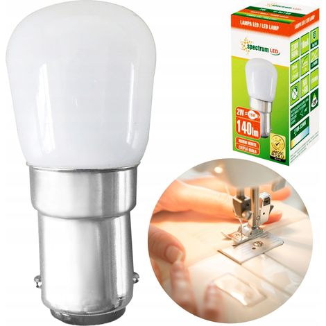 LED-Tischleuchte für Nähmaschinen BA15D B15 1,5 W - Warmweiß (1/4)