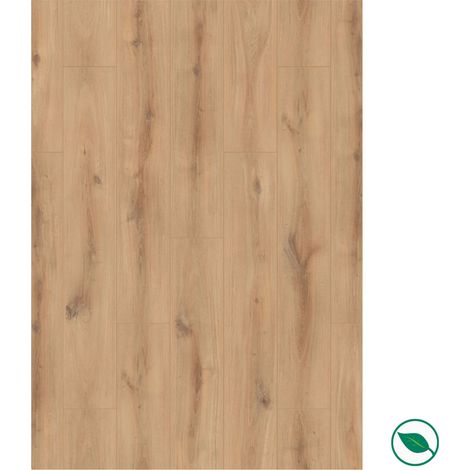 Sol stratifié effet parquet – 8 mm – boîte de 9 lames - 2,22 m2 – EH AQUAFIT8 K230 PURE+ Golden Vista Oak (1/3)