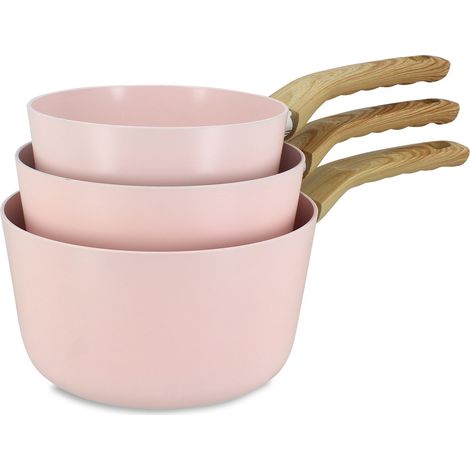 Set de 3 casseroles en aluminium, COLORAMA