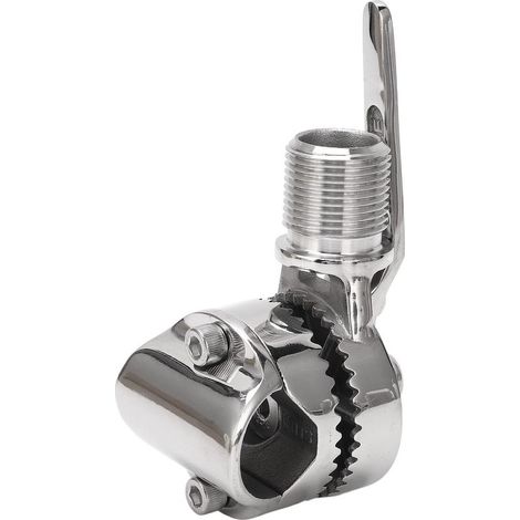 Support d'antenne VHF marine, acier inoxydable 316, cliquet réglable, pour rails de 7/8 à 1 pouce (1/5)