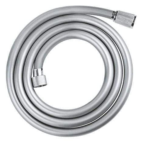 Grohe – Flexible de douche 1750 mm chromé – Anti-pliures – Surface lisse – Connexion universelle G 1/2" x 1/2" – 28742002