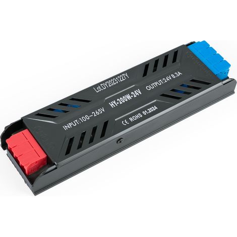Alimentation - rapide 24V 200W - 8.3A - Barrette de connexion LED - IP20 (1/5)