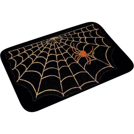 Paillasson d'Halloween Couverture Bienvenue Maison Porte D'entrée Décorations Halloween Décor Tapis Grand Pour Le Salon (A, B) (1/5)