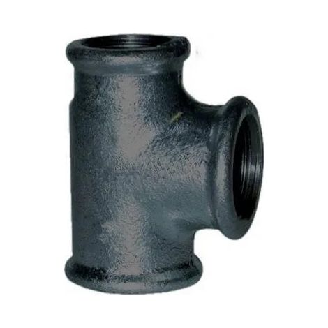 T-Stück reduziert 90° weiblich 50/40/50 schwarz