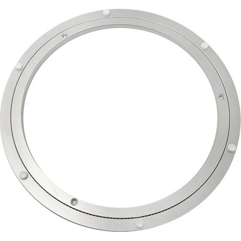 1 Plateau tournant, Roulement à billes, Acier inoxydable, Charge 200kg, Pour table et meuble (1/5)