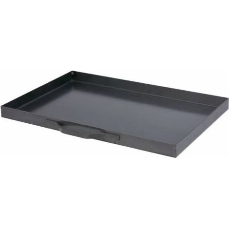 Tiroir à cendre bac à graisse pour cheminée ou barbecue (51x23x4cm)