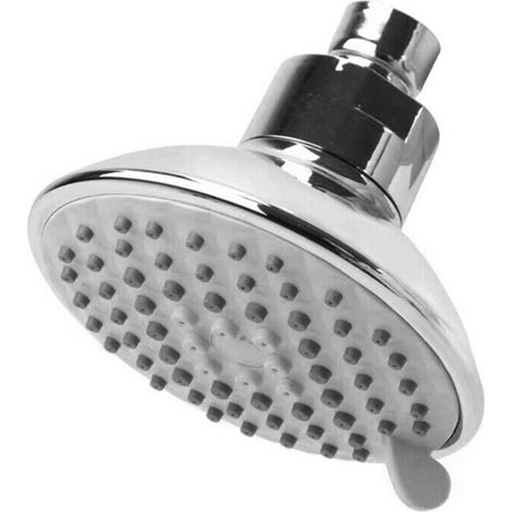Soffione Doccia Multigetto Rotondo 105mm Orientabile Bagno DGO-184 (1/5)