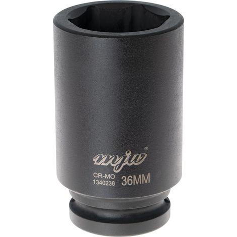 MJW Douille à chocs 3/4"" 6 pans longue 36 mm (1/3)