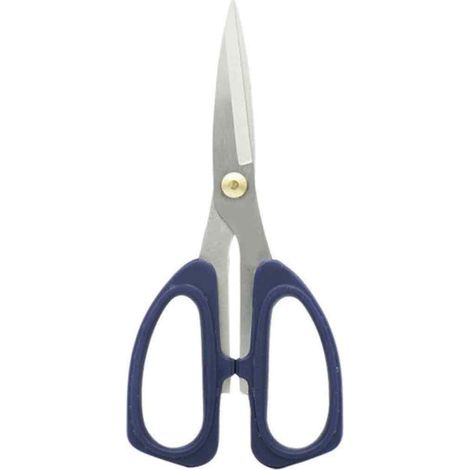1 paire ciseaux Divers accessoire de portail, acier inoxydable, polyvalents cuisine bureau jardin, lame tranchante, couleur bleue (1/5)