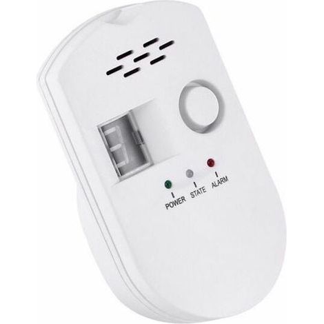 Detectores de gas, Detector de gas natural, Detector multigás con enchufe para gas natural y GLP (sensor de gas) (1/4)