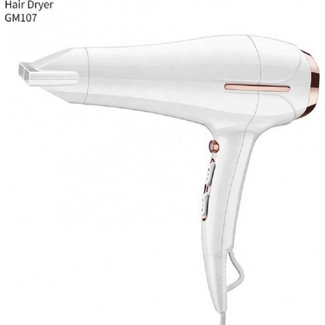 TRADE SHOP - Asciugacapelli Professionale Con Motore Dc 3 Velocita' Parrucchiere 2300w Gm-107 - (1/5)