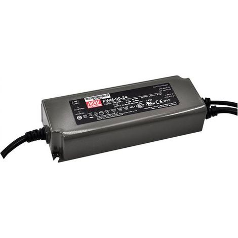 Mean Well PWM-90-12DA Driver per LED Tensione costante 90 W 7.5 A 12 V/DC Dali, dimmerabile, Montaggio su superfici inf