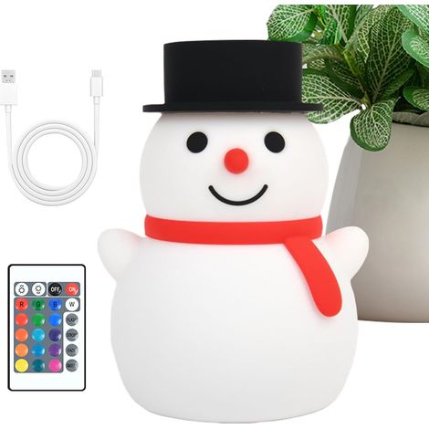 Lampe de Noël - Lanterne LED de Table - Veilleuse avec Capteur Tactile en (1/5)