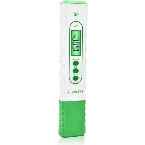 Ph Mètre, Testeur Ph 0.01, Ph Metre Electronique de Haute Précision, Avec Fonction de Compensation Automatique de La Température (1/4)