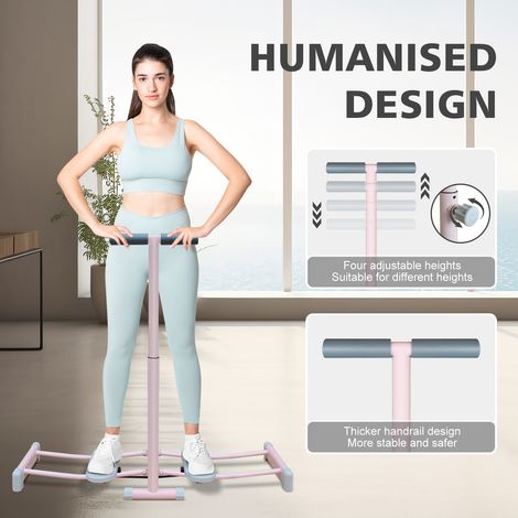 Machine à ski pliable, simulateur de ski avec pédales et accoudoirs antidérapants réglables sur 4 niveaux, appareil de musculation du plancher pelvien pour la maison (1/4)