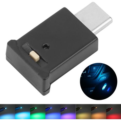 Lampe d'Ambiance LED RVB Type C - 8 Couleurs, Dégradé Dynamique, Luminosité Réglable pour Intérieur (1/5)