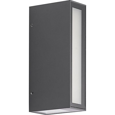 LED-vägglampa utomhus "Loriava" aus aluminium / grå / zink von PRIOS