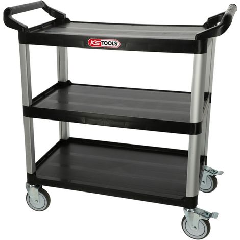 Chariot d'atelier ouvert à 3 plateaux (1/5)