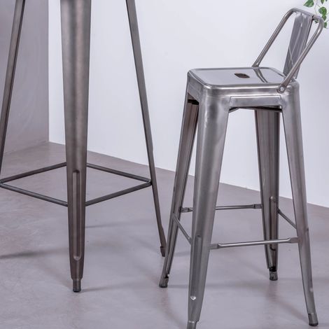 Nest Dream - Industrieller Hocker - Bistro - Metall (1/5)