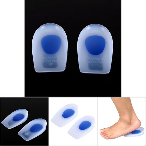 1 Paire de Semelles Orthopédiques en Gel pour Talon, Coussinets Anti-Choc pour Apaiser la Douleur et Soins Plantaire (1/5)