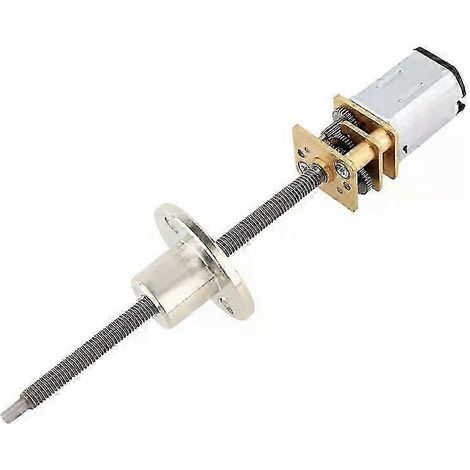 12-N20 DC-Mikrogetriebemotor M4 100 Verlängerte Gewindewelle, Spindel, Kleinmotor 3V/6V/12V, niedrige Drehzahl - JXLGV (1/5)