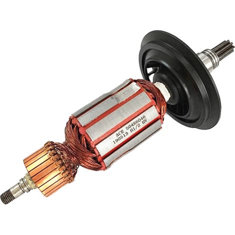 Hochwertiger Anker für Bosch GBH 7 DE, GBH 7-45 DE, GBH 7-46 DE Bohrhammer - ersetzt 1 614 010 213 / Ersatz Rotor mit Lüfter zum Austausch (1/3)