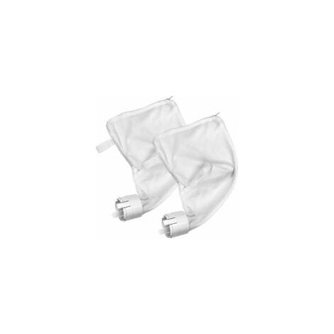 Set di 2 sacchetti per la pulizia della piscina, sacchetti per sedimenti adattabili, sacchetto di ricambio in nylon per Polaris, ricambi per sacchetto con cerniera (per 360 e 380) - Crezuo