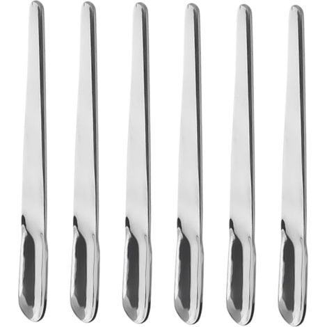 de 6 mini cuillères à expresso en acier inoxydable cuillères