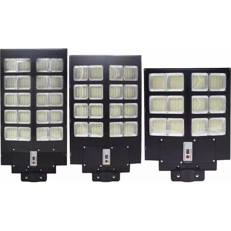 Lampione Faro LED pannello solare integrato 600W 800W 1000W CREPUSCOLARE IP65 800 (1/5)
