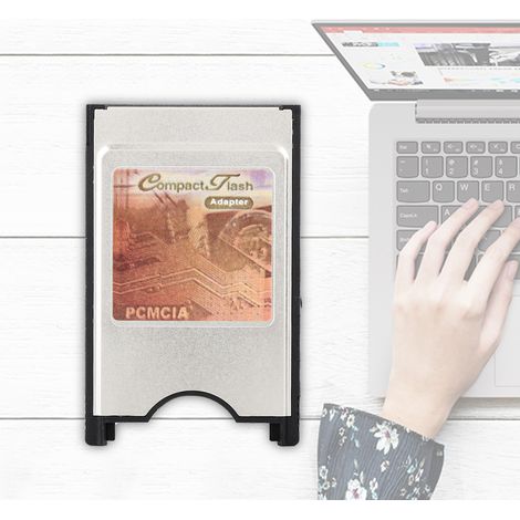 Adaptateur PCMCIA CompactFlash pour PC, lecteur de cartes mémoire plug and play