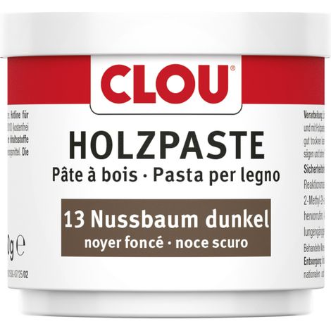 Clou Holzpaste 150 g nussbaum Schutzwachs