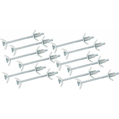 KOTARBAU Lot de 12 connecteurs de plan de travail 120 mm pour plateaux de table et comptoirs (1/5)