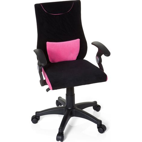 Kinderschreibtischstuhl / Kinderstuhl KIDDY PRO AL Pink hjh OFFICE (1/5)