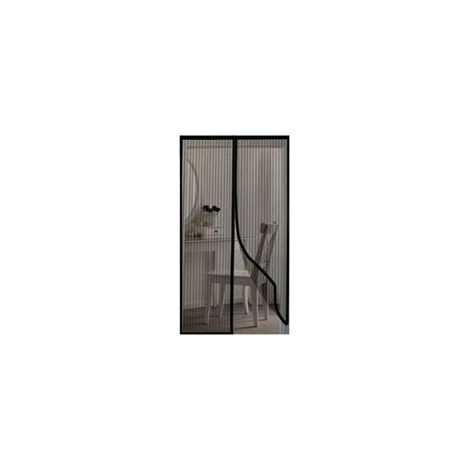1 pezzo (100 x 210 cm, nero) Zanzariera magnetica per porte e finestre, tenda antizanzare, zanzariera per finestre scorrevoli, protezione magnetica contro le zanzare senza foratura - Crezuo