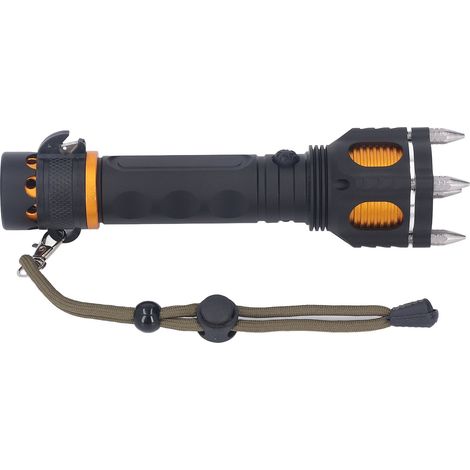 Superhelle, wiederaufladbare LED-Taschenlampe für Selbstverteidigung, Notfälle, Camping und Outdoor-Abenteuer (1/5)