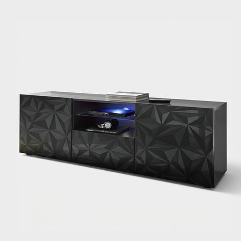 Porta TV moderno con ante e cassetto Made in Italy Mosca (1/5)