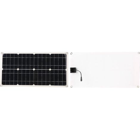 Chargeur de batterie de panneau solaire haute efficacité de conversion 25 W pour caméras de sécurité, ordinateurs portables, batteries de voiture pour l'agriculture en plein air (1/5)