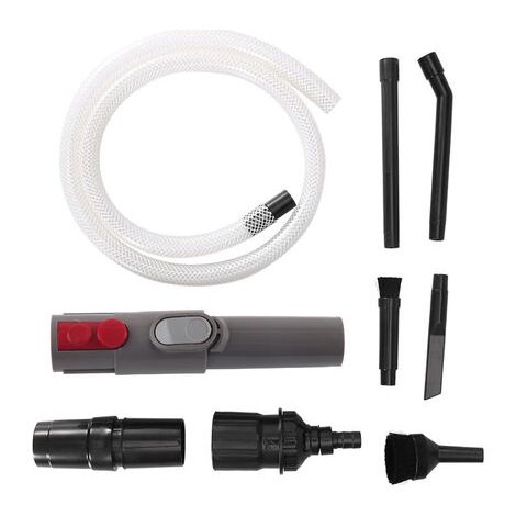 9Pcs Mini Micro Aspirateurs Adaptateur Outil Kit De Nettoyage De Véhicule De Voiture (1/5)
